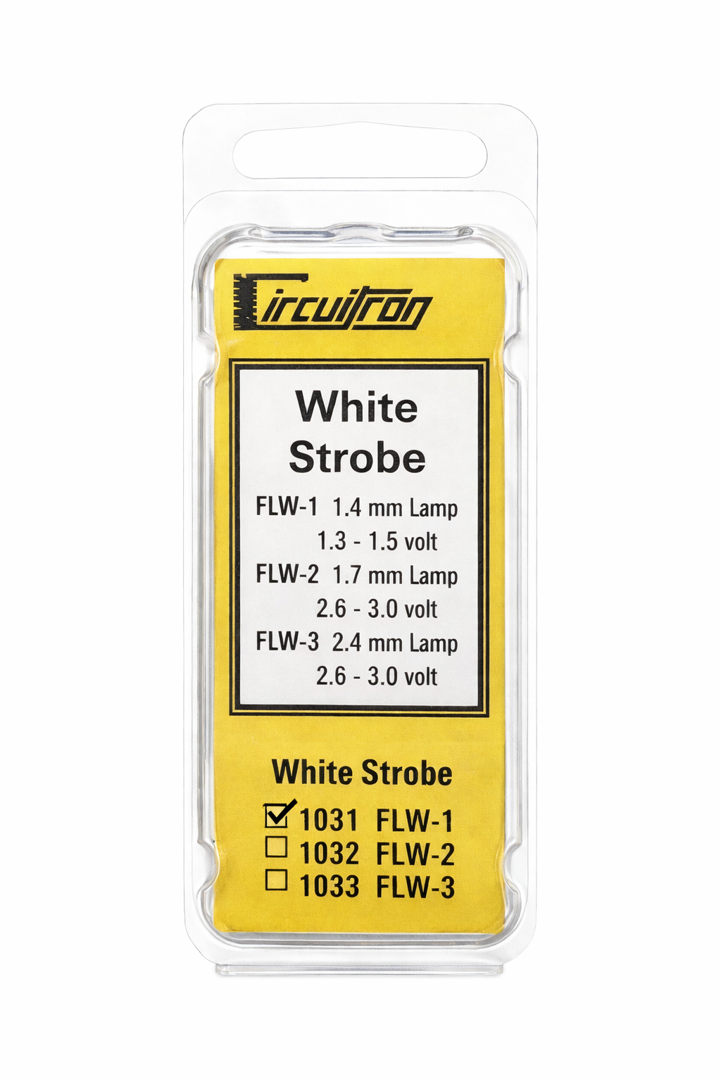 Circuitron 1031 FLW-1 White Strobe Lamp 1.4mm 1.3-1.5V Model Railroad Lighting