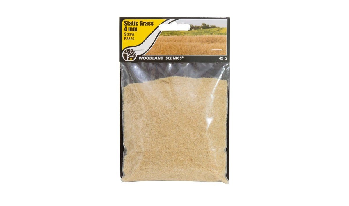 Woodland Scenics FS620 Static Grass Straw 4mm - Oakville Model Trains Depot