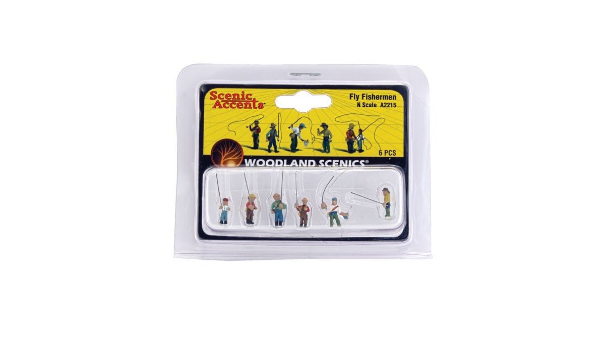 Woodland Scenics A2215 N Scale Fly Fishermen - Oakville Model Trains Depot
