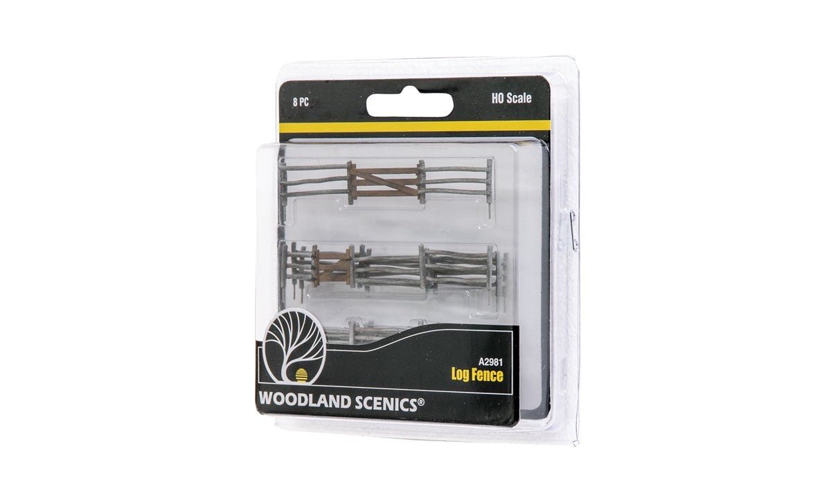 Woodland Scenics A2981 HO Scale Log Fence - Oakville Model Trains Depot