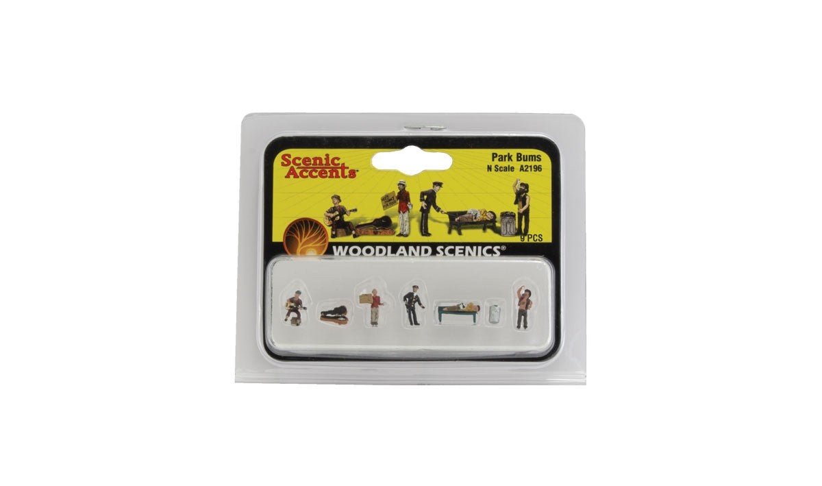 Woodland Scenics A2196 N Scale Park Bums - Oakville Model Trains Depot