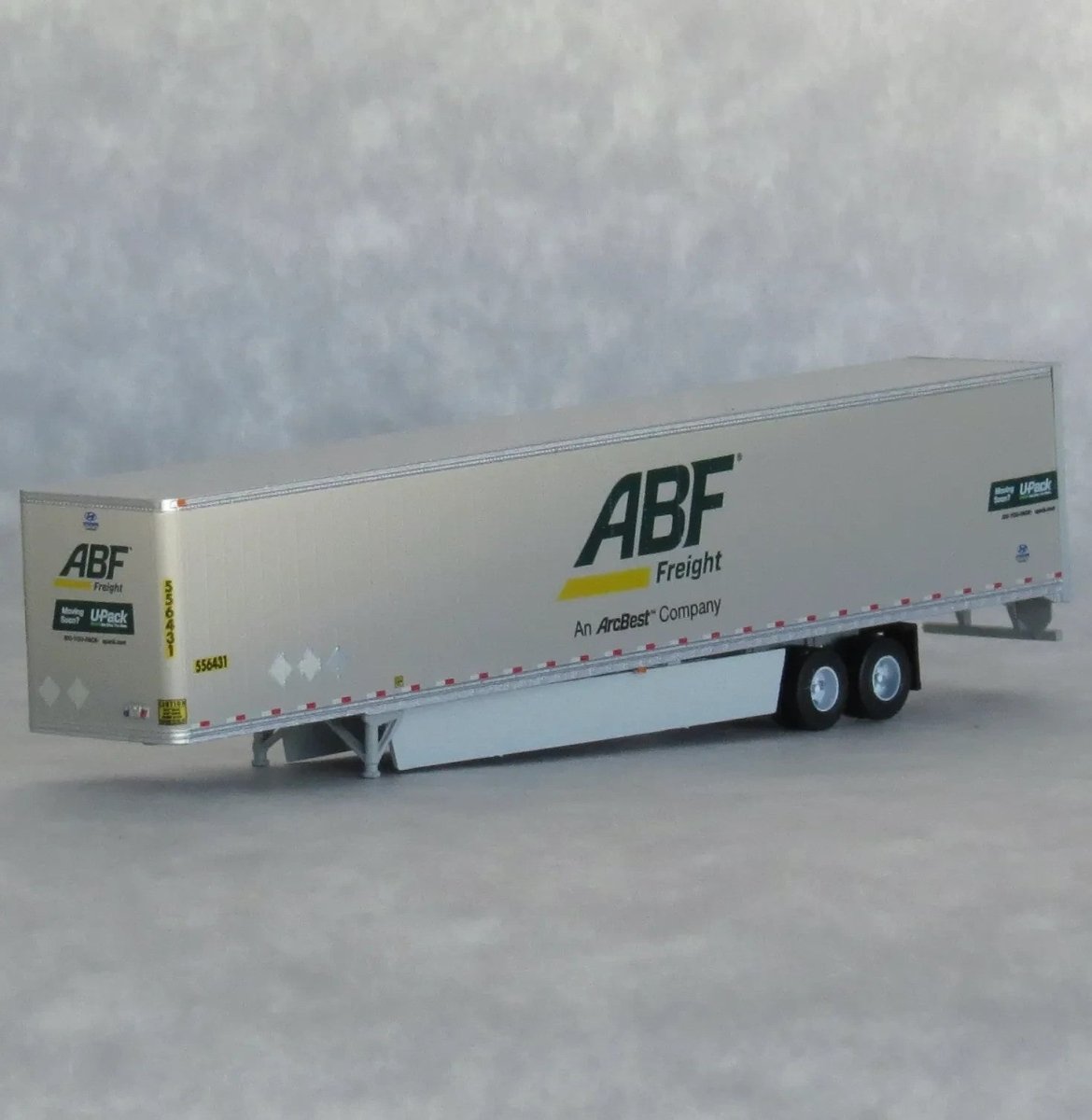 TrainWorx 45393 - 05 N Scale ABF Freight System 53' Highway Trailer 556472 - Oakville Model Trains Depot
