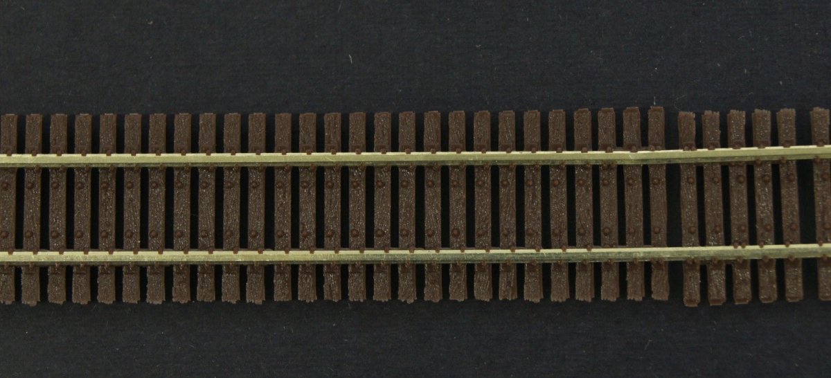 Micro Engineering 11 - 112 N Scale Code 55 Bridge Flex Track with Wide Ties & Guard Rails - 36" / 914mm - Oakville Model Trains Depot