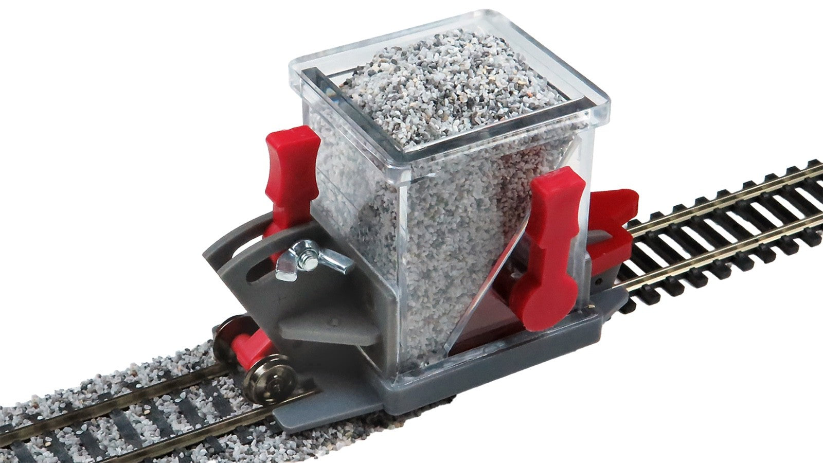 Bachmann 39016 HO Scale Ballast Spreader Car With Shutoff and Height Adjustment