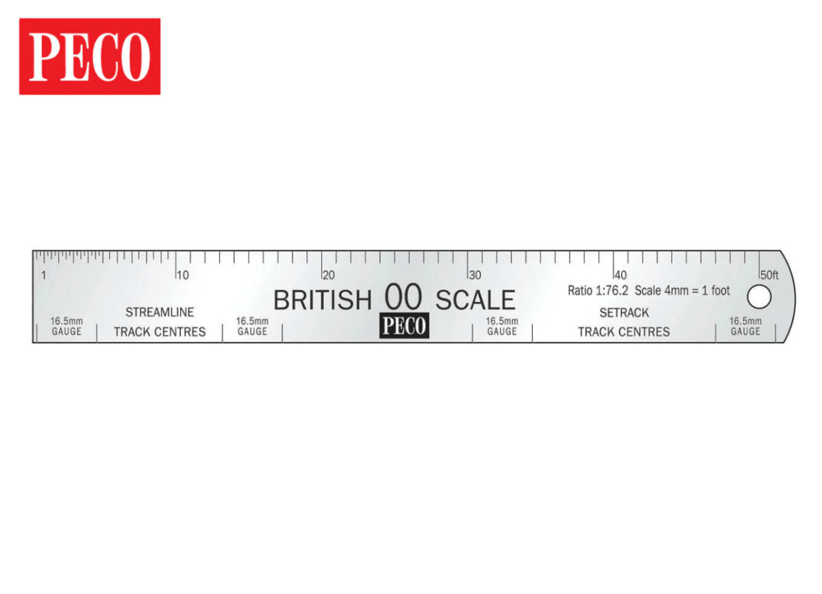 Peco SL - 20 OO/HO Scale Rule - Oakville Model Trains Depot