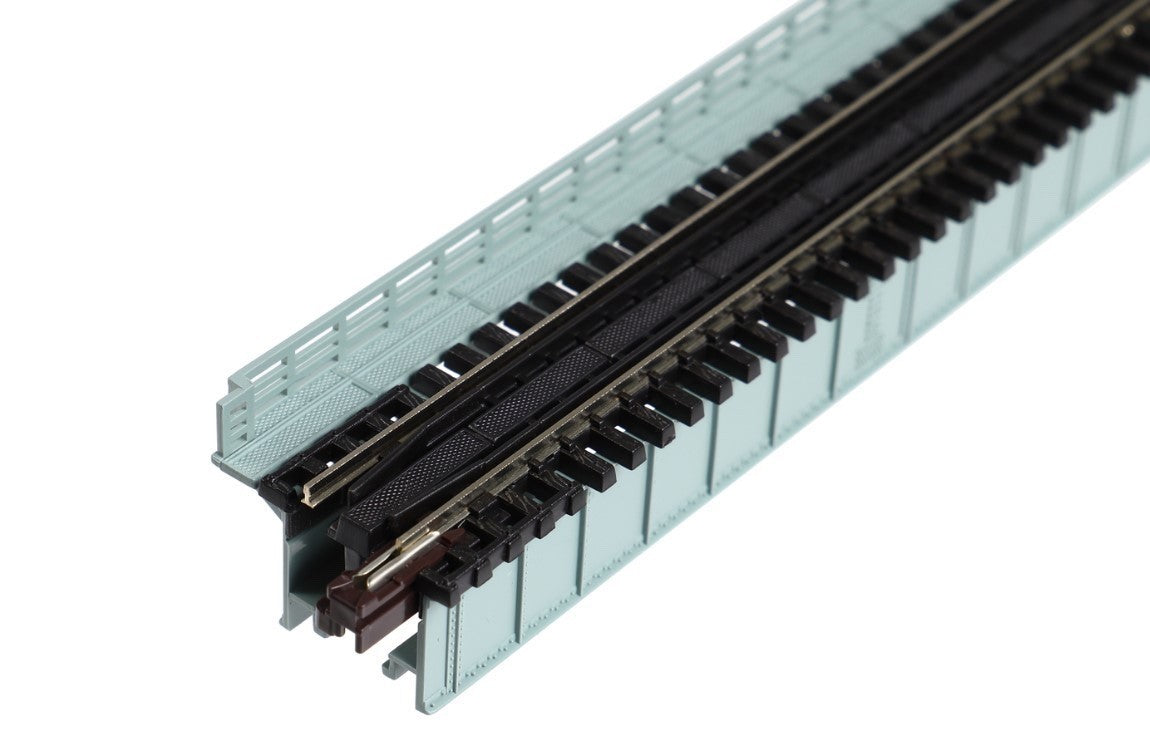 Kato 20-462 N Scale 124mm 4-7/8" Single Track Deck Plate Girder Bridge - Gray