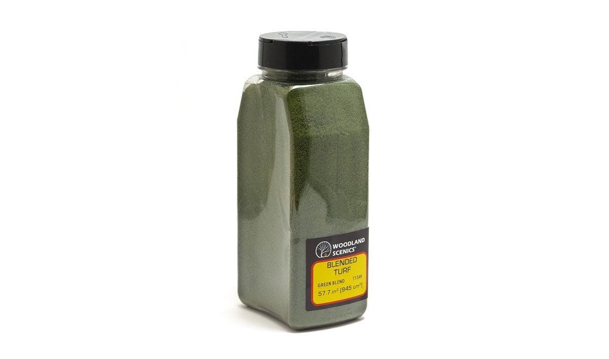 Woodland Scenics T1349 Blended Turf Green Blend Shaker - Oakville Model Trains Depot