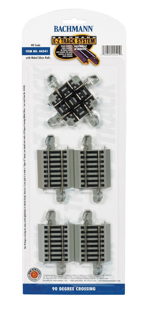 Bachmann 44541 HO Scale EZ-Track 90 Degree Crossing