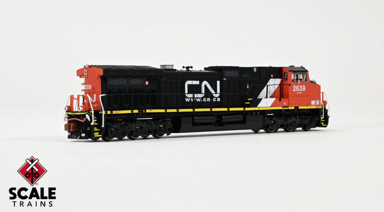 SCALETRAINS Rivet Counter N Scale GE DASH 9, Canadian National/Website #2639 DC