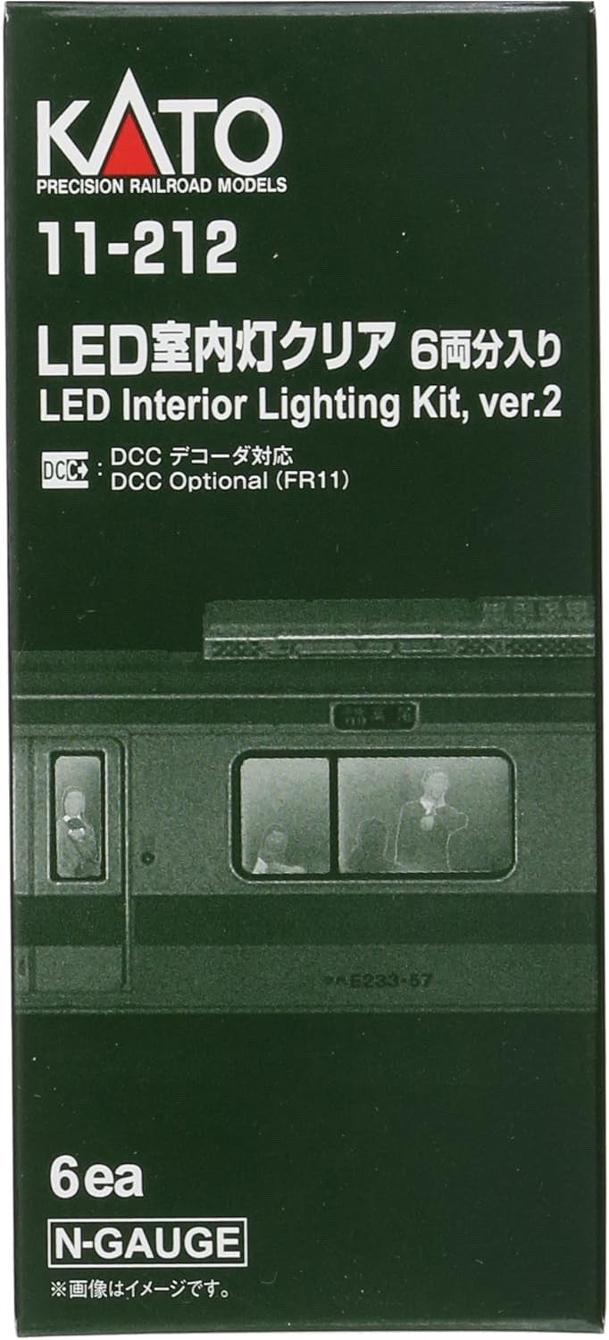 Kato 11-212 Passenger LED Car Interior Lighting Kit Version 3 - 6pcs