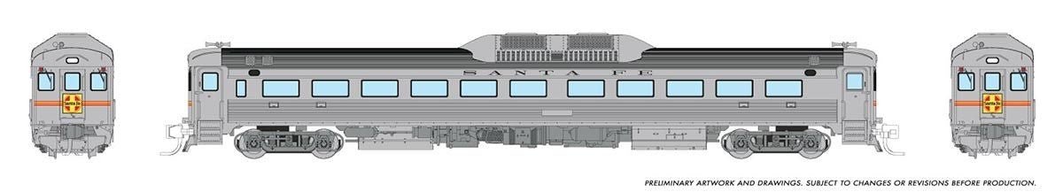 Rapido 516002 N Scale Budd RDC - 1 Phase 1 — Santa Fe (ATSF) (Standard DC) - Oakville Model Trains Depot