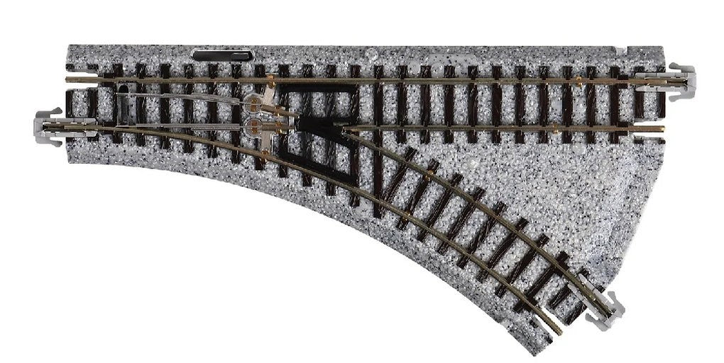 KATO 20-241 N Scale Compact Electric Turnout 150mm 45 Right - New