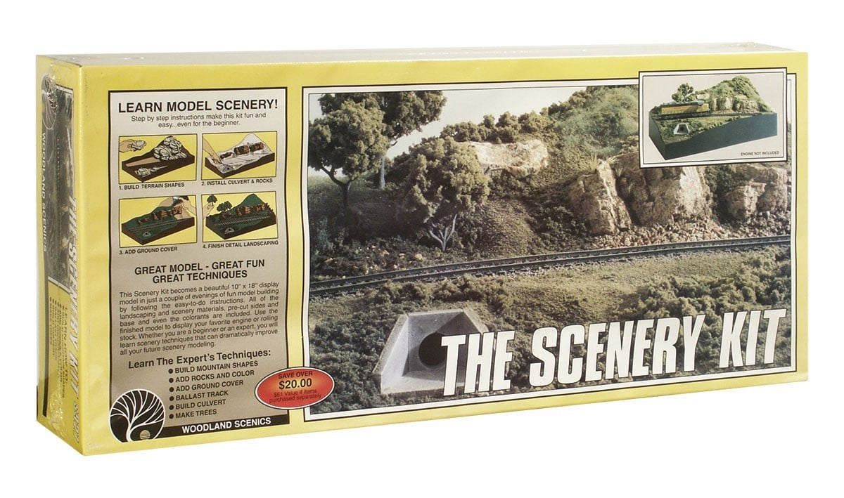 Woodland Scenics S927 HO Scale The Scenery Kit - New
