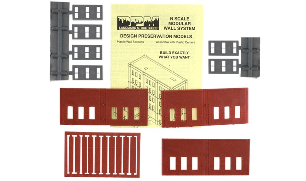 Woodland Scenics DPM 60103 N Scale Street Level Windows Kit