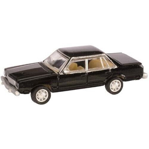 Atlas 60000004 N Scale Ford Fairmont Black - 2pcs