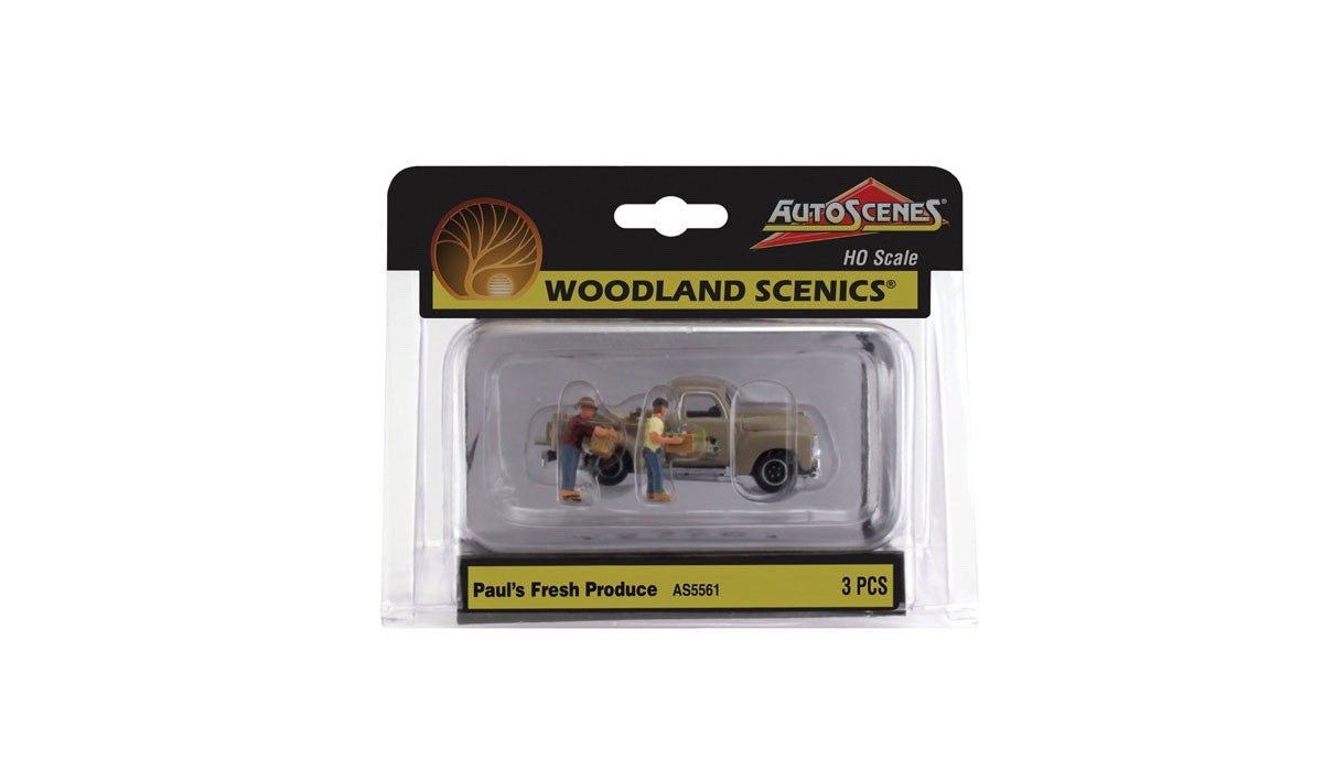 Woodland Scenics AS5561 HO Scale Paul's Fresh Produce - Oakville Model Trains Depot