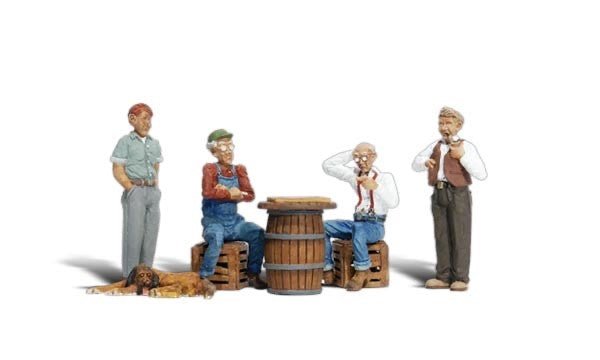Woodland Scenics A2132 N Scale Checker Players - Oakville Model Trains Depot