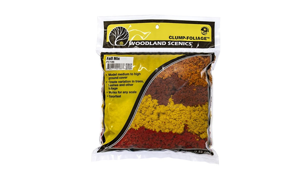 Woodland Scenics FC186 Clump-Foliage™ Fall Mix Large Bag