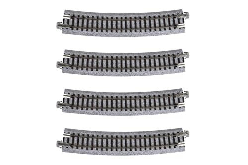 Kato 20-160 N Scale Unitrack 481mm (19") Radius 15º Curve Track - 4pcs