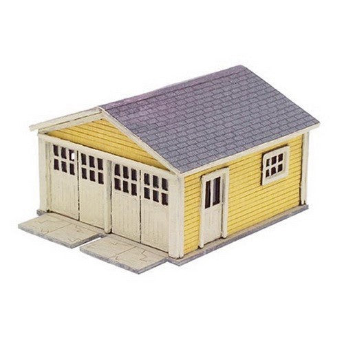 Atlas 2880 N Scale Kate's Colonial Garage Wooden Kit - Pack of 2