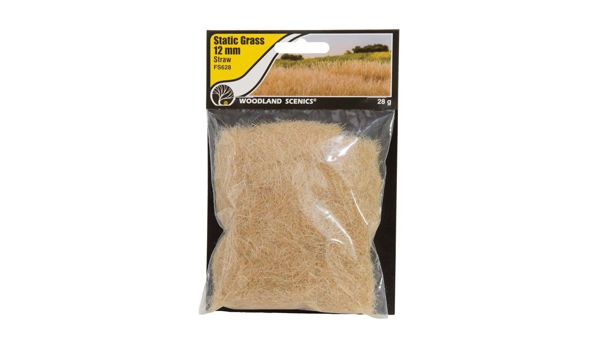 Woodland Scenics FS628 Static Grass Straw 12mm - Oakville Model Trains Depot