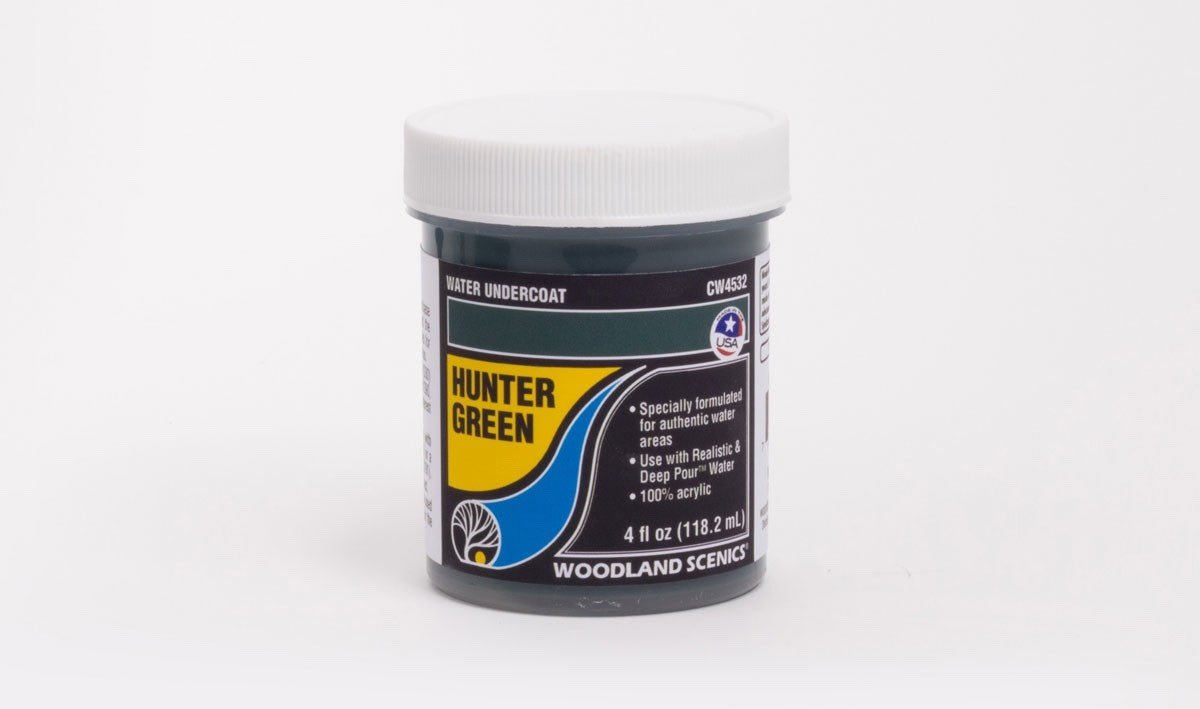 Woodland Scenics CW4532 Water Undercoat™ - Hunter Green - Oakville Model Trains Depot