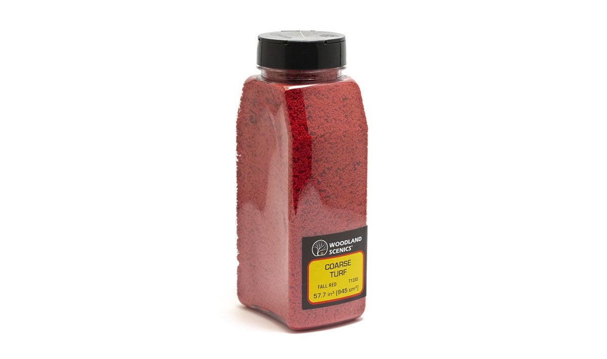 Woodland Scenics T1355 Coarse Turf Fall Red Shaker