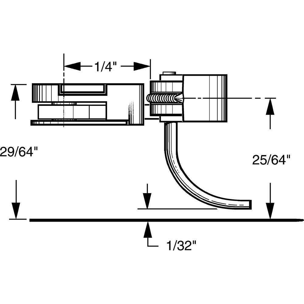 Kadee 34 HO Scale 30 - Series Plastic Couplers with Gearboxes - Short (1/4") Underset - Oakville Model Trains Depot