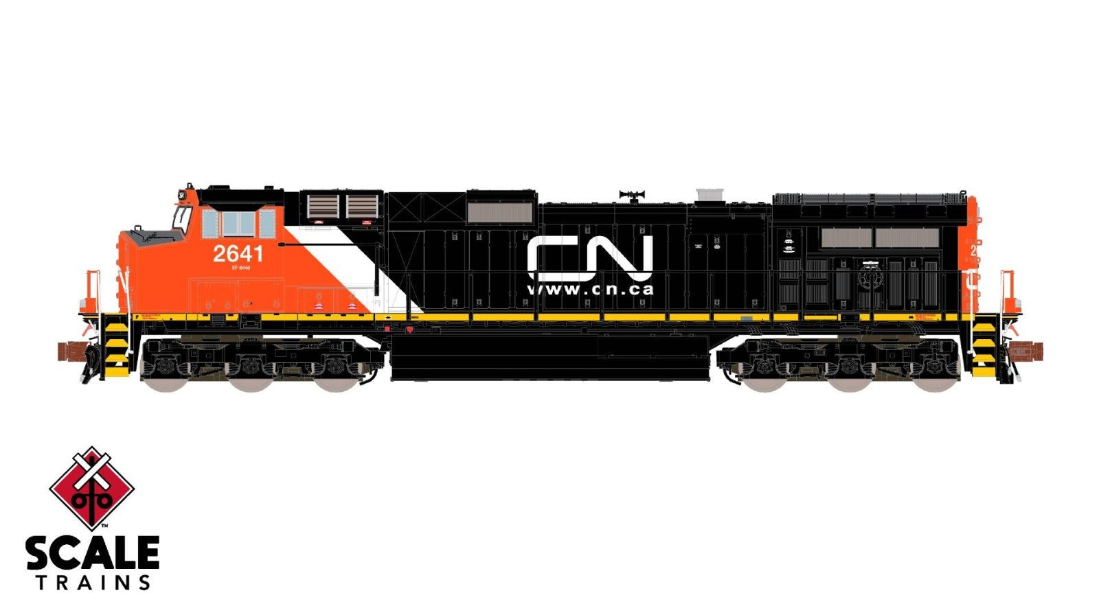 SCALETRAINS Rivet Counter N Scale GE DASH 9, Canadian National/Website #2639 DC