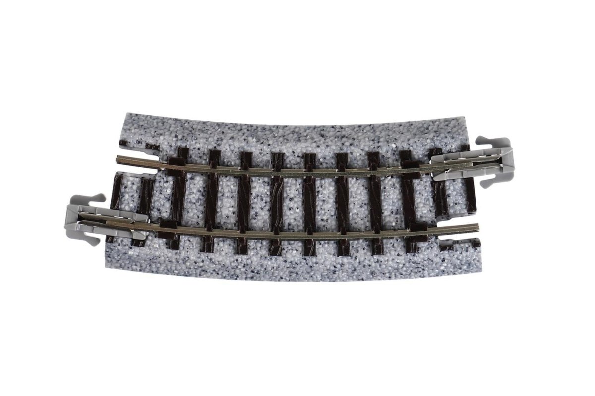 KATO 20 - 171 N Scale Unitrack R216mm (R8 - 9/16") 15° Curved Track - 4 - Pack - Oakville Model Trains Depot