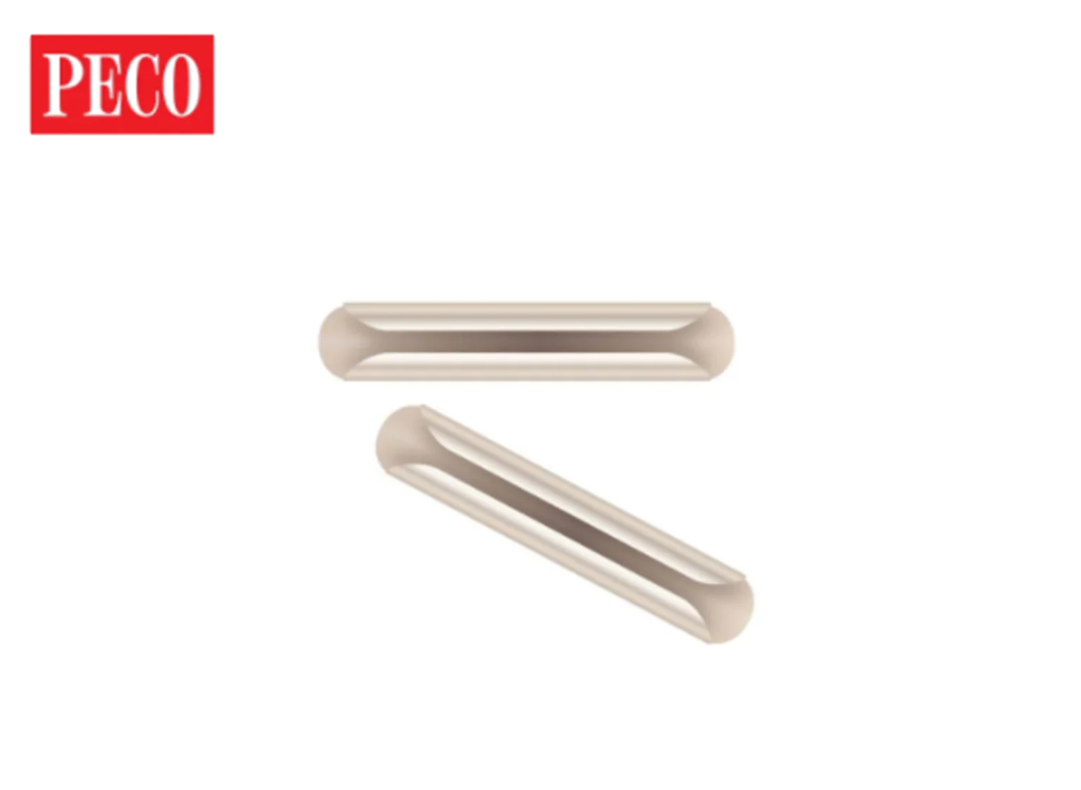 Peco SL-710FB O Code 143 Track Nickel Silver Rail Joiners - 24pcs