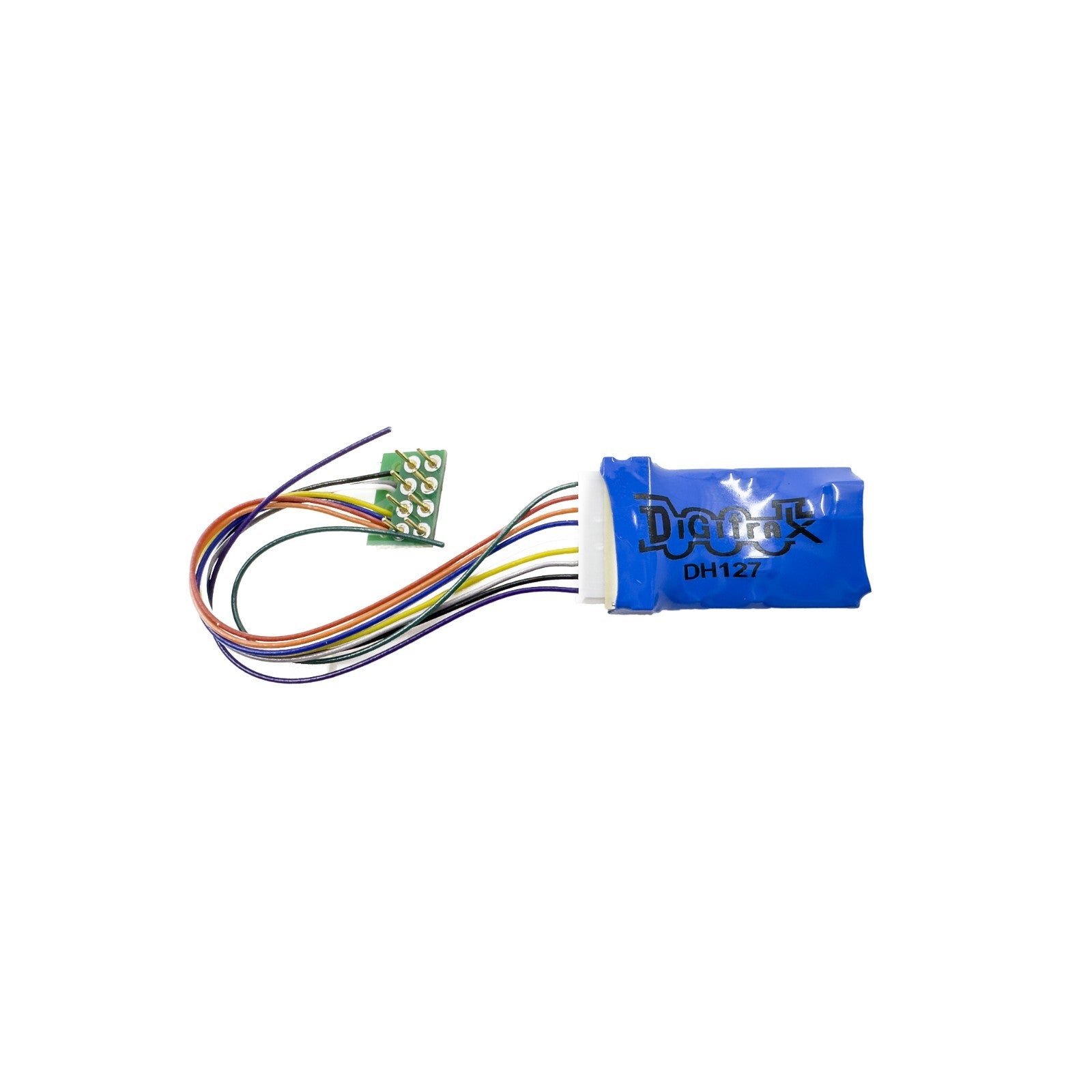 Digitrax DH127P 1 Mobile Decoder 9pin Amp 2 Function HO DCC Decoder