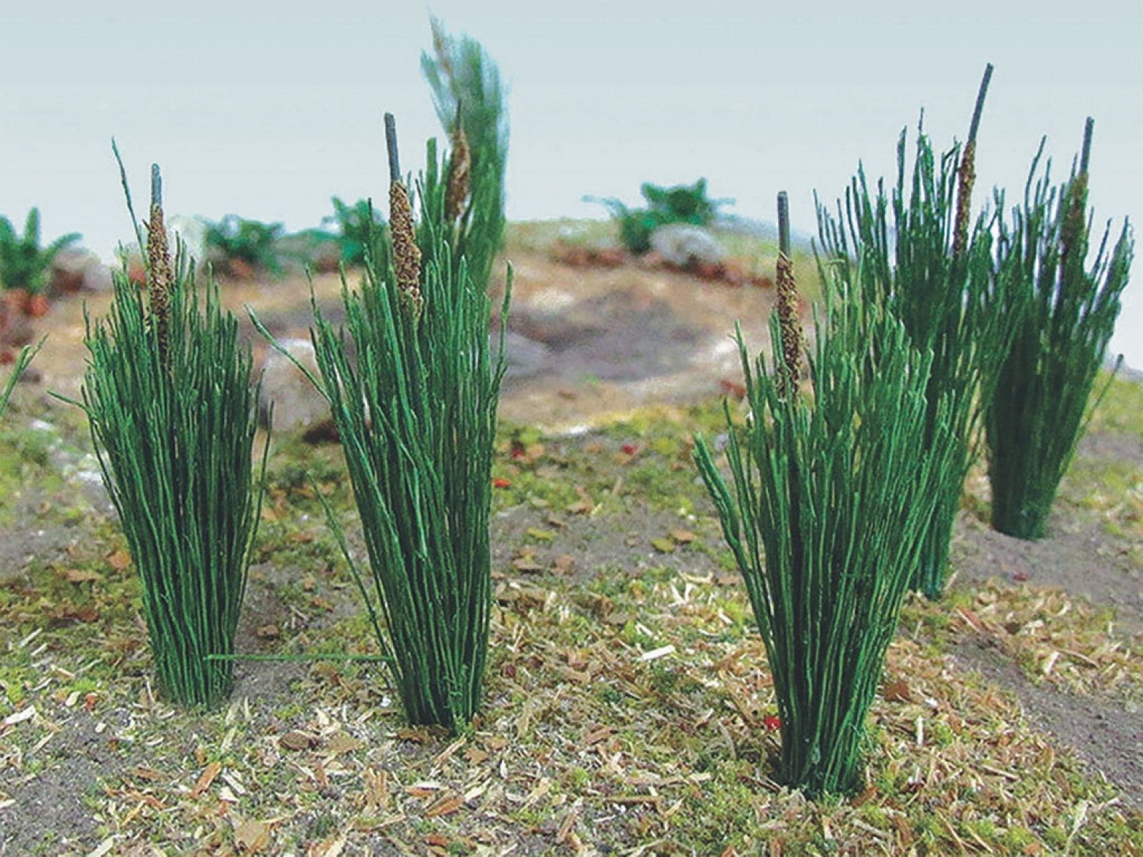 Bachmann 32505 HO Scale Cattails 3/4" Tall - 24/pkg