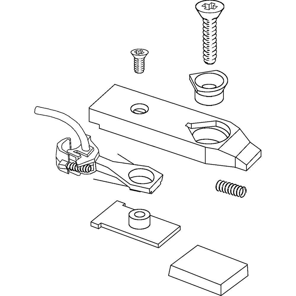 Kadee 451 HO Scale Extended Swing Gearbox & Metal Couplers - Medium (9/32") Centerset - Oakville Model Trains Depot