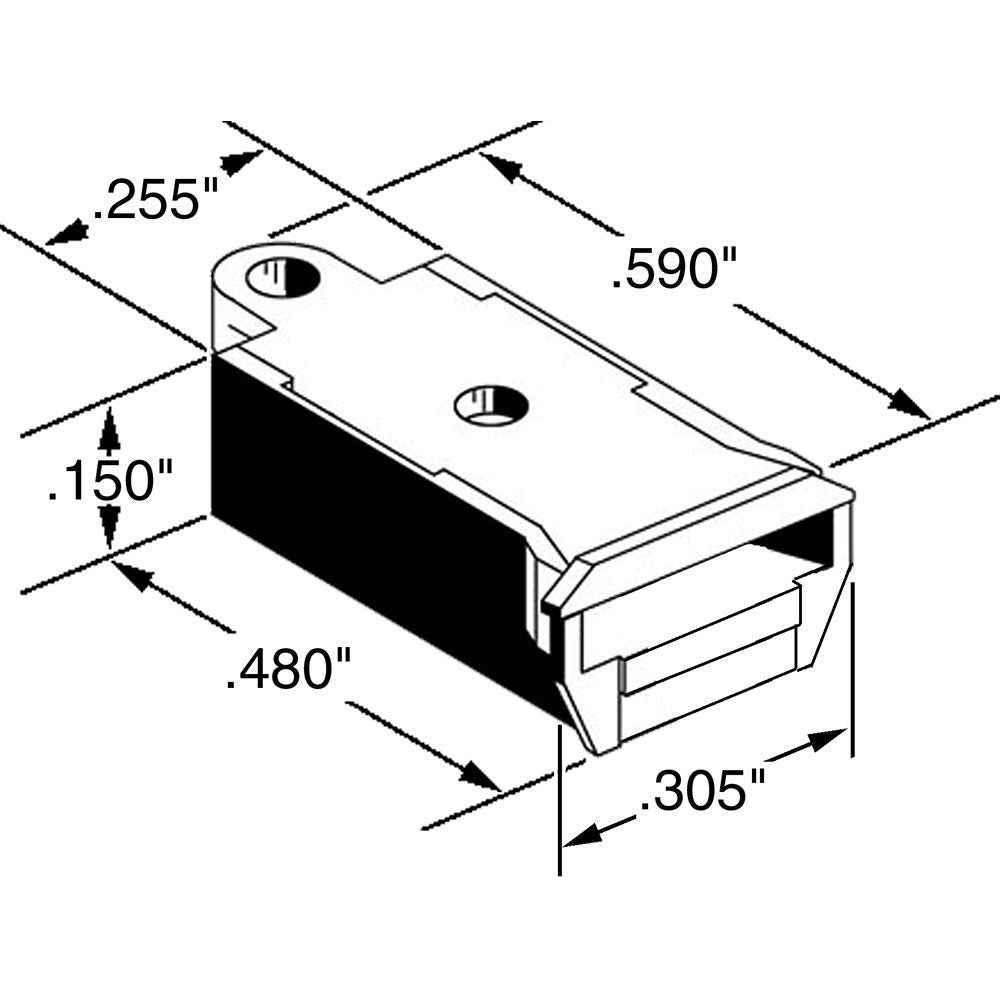 Kadee 178 HO Scale 158 Whisker® Metal Couplers & Gearboxes Medium (9/32") Centerset - Oakville Model Trains Depot