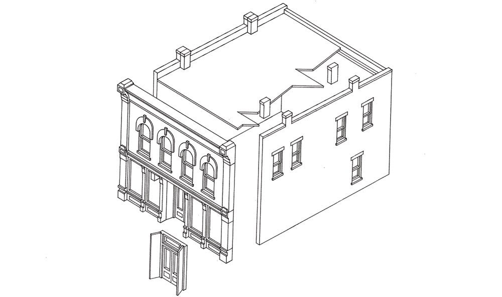 Woodland Scenics DPM 50400 N Scale Char's Soda Shoppe Building Kit