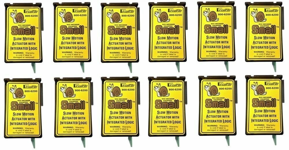 Circuitron 6212 SMAIL Slow - Motion Switch Machine 12 - Pack (DCC Decoder Equipped) - Oakville Model Trains Depot
