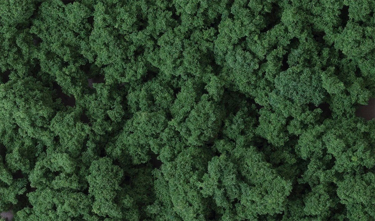 Woodland Scenics FC184 Clump - Foliage™ Dark Green Large Bag - Oakville Model Trains Depot