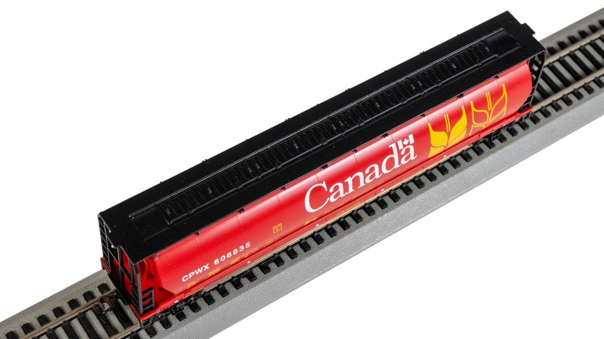 Bachmann 73801 HO Scale Cylindrical Grain Hopper w/ EOT Flasher CPWX 606835 - Oakville Model Trains Depot