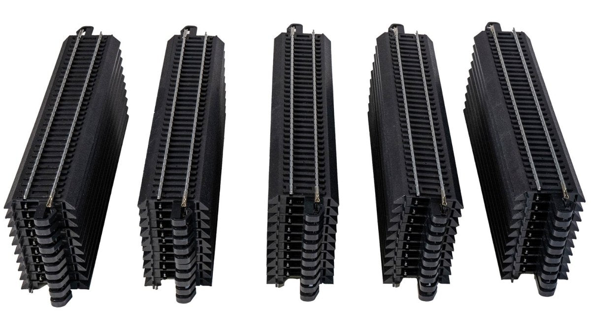 Bachmann 44481 HO Scale EZ - Track 9" Straight Track Bulk - 50pcs - Oakville Model Trains Depot
