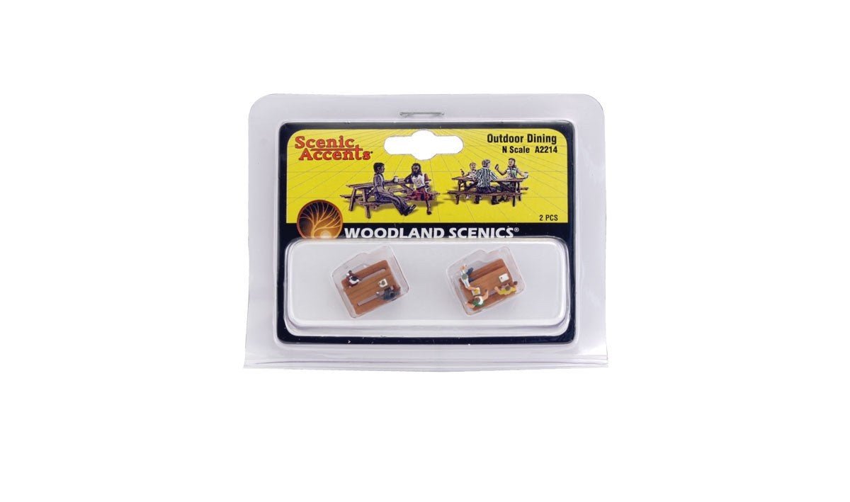 Woodland Scenics A2214 N Scale Outdoor Dining - Oakville Model Trains Depot