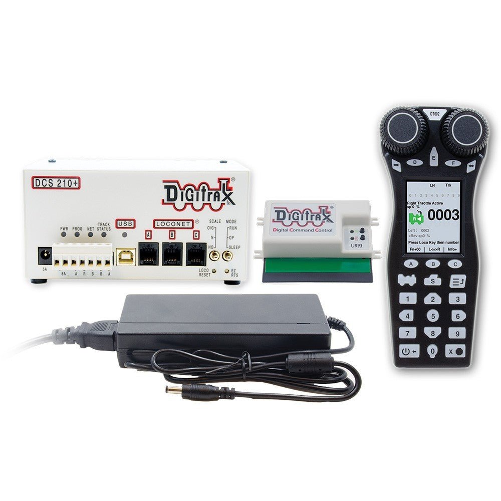 Digitrax EVOXD Evolution Express Advanced 5A/8A Duplex Wireless DCC Starter Set - Oakville Model Trains Depot