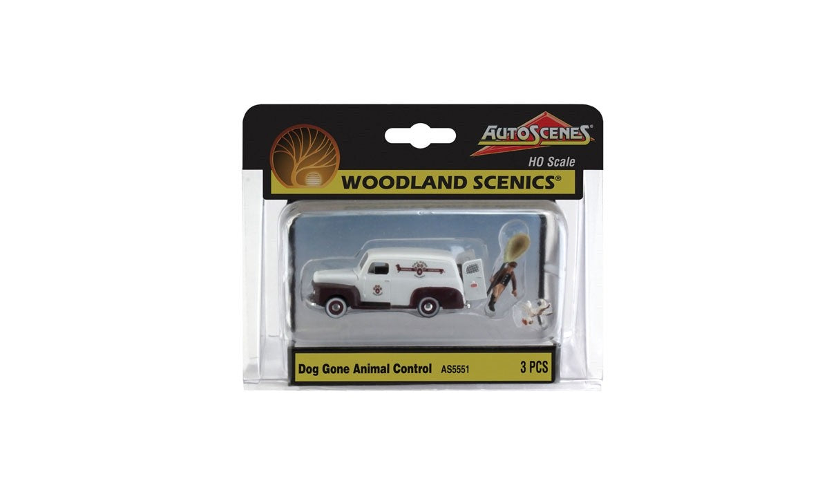 Woodland Scenics AS5551 HO Scale Dog Gone Animal Control