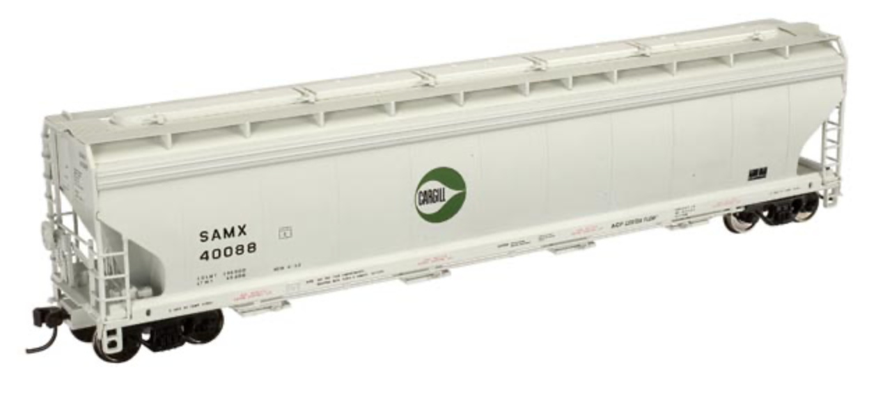 Atlas 20007683 HO Scale ACF 5748 4-Bay Covered Hopper Cargill #40029