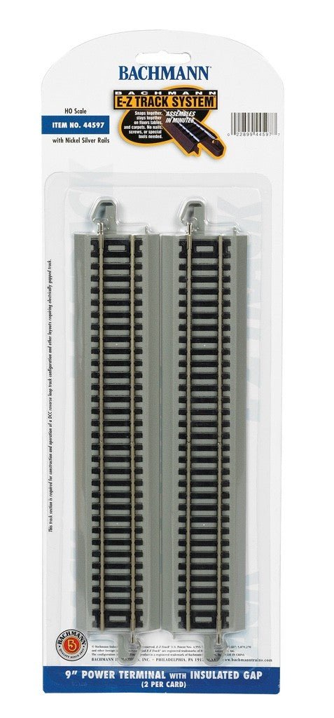 Bachmann 44597 HO Scale 9" Power Terminal With Insulated Gap - Oakville Model Trains Depot