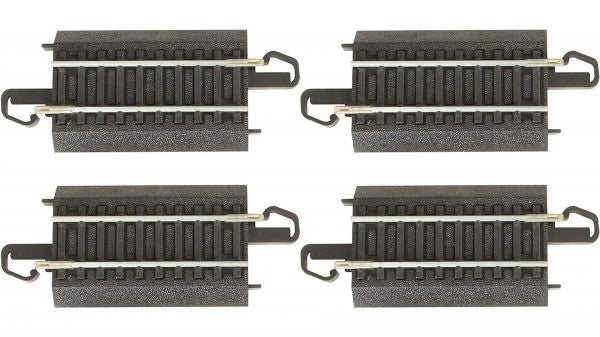 Bachmann 44412 HO Scale EZ - Track 3" Straight Track - 4pcs - Oakville Model Trains Depot