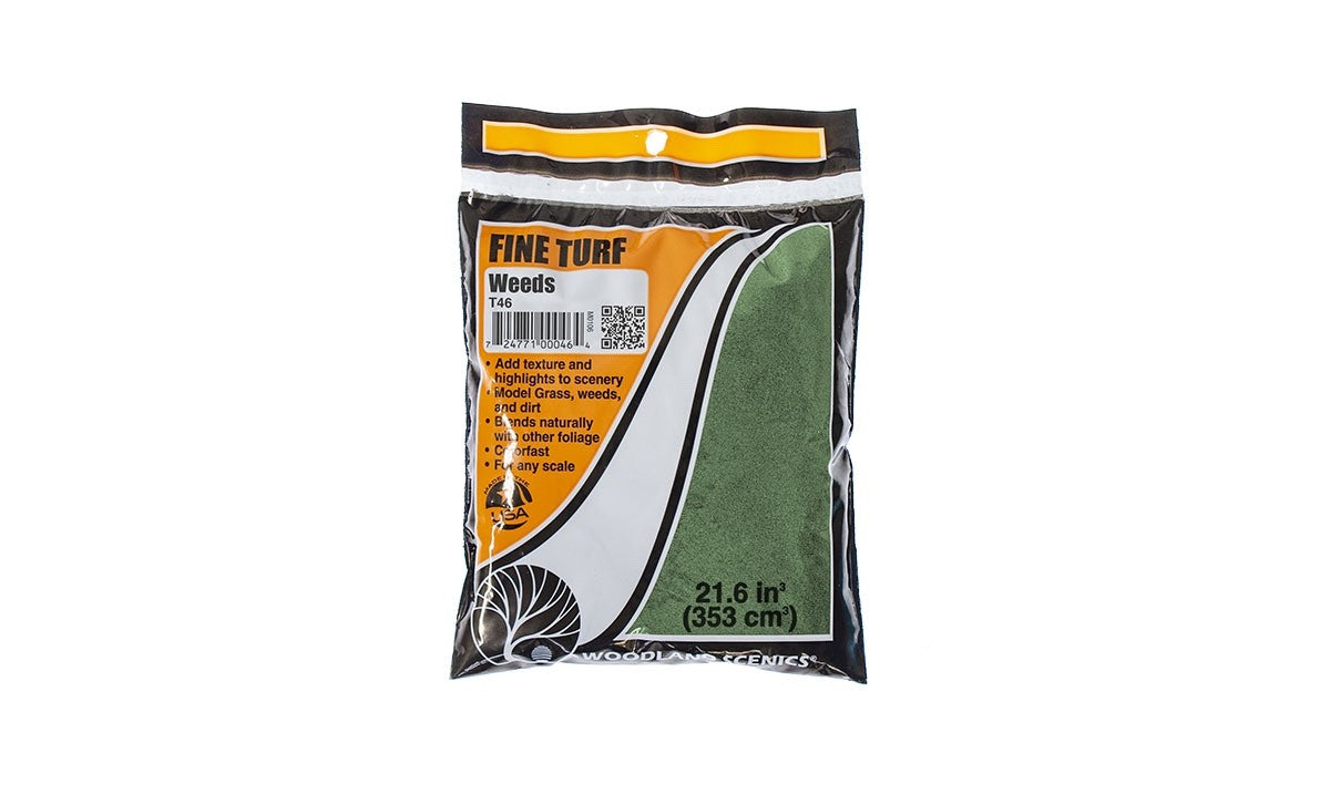 Woodland Scenics T46 Fine Turf Weeds Bag
