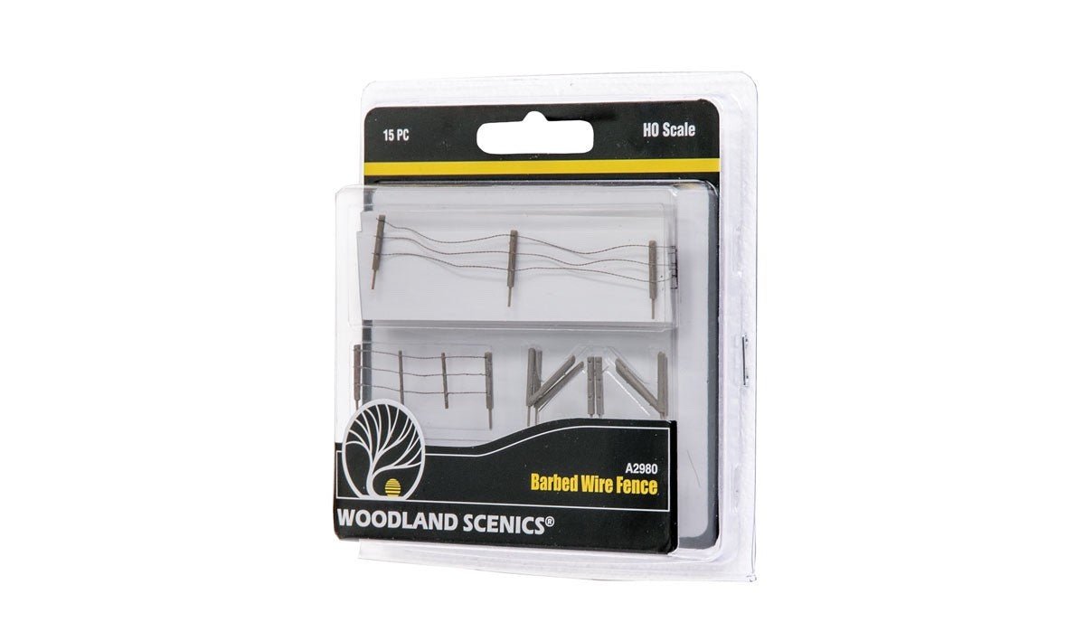 Woodland Scenics A2980 HO Scale Barbed Wire Fence - Oakville Model Trains Depot