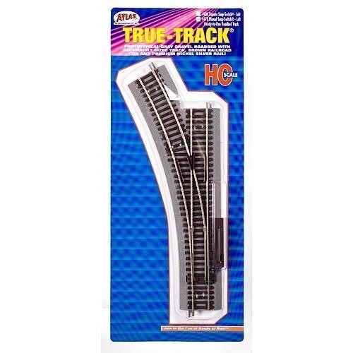 Atlas 478 HO Scale True-Track Code 83 LH Left Hand Manual Snap Turnout