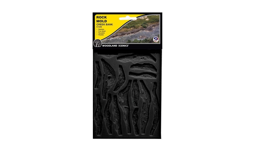 Woodland Scenics C1245 Creek Bank Rock Molds